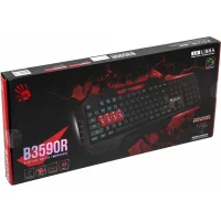 Клавиатура A4Tech BLOODY B3590R (черный/красный) фото 2